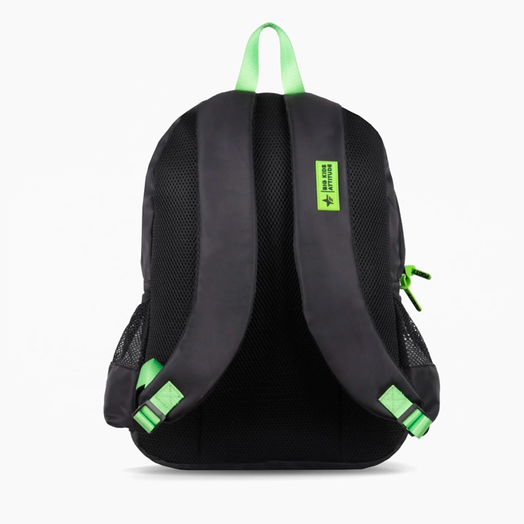 Mochila Escolar Footy 2026 18" Big Kids Street Negro con Verde Art.F26253